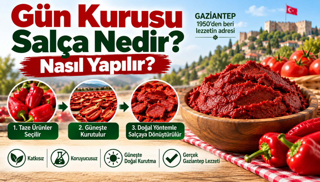 Gün Kurusu Salça Nedir? Nasıl Yapılır?