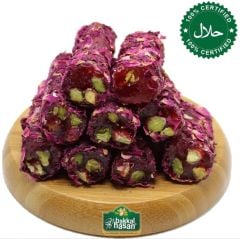 Bakkal Hasan Gaziantep Lokum Fıstıklı Fitil Gül Yapraklı