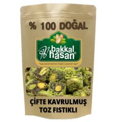 Çifte Kavrulmuş Toz Antep Fıstıklı Lokum