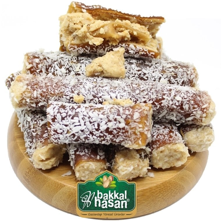 Bakkal Hasan Gaziantep Hindistan Cevizli Fındıklı Ezmeli Sarma Lokum