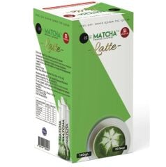 Bakkal Hasan Gaziantep Bilge İlaç Matcha Premium Japenese Latte, Kahve Ve Hindistan Cevizi Aromalı Matcha Çayı, 1 Kutu (7 Gr x 20 Adet)