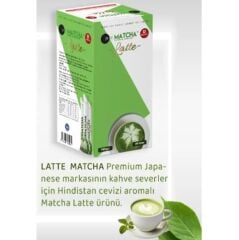 Bakkal Hasan Gaziantep Bilge İlaç Matcha Premium Japenese Latte, Kahve Ve Hindistan Cevizi Aromalı Matcha Çayı, 1 Kutu (7 Gr x 20 Adet)