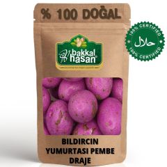 Bakkal Hasan Gaziantep Bıldırcın Yumurtası Pembe Draje