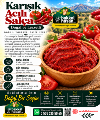 Karışık Az Acılı Salça