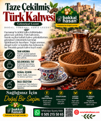 Taze Çekilmiş Türk Kahvesi