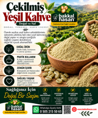 Çekilmiş Yeşil Kahve