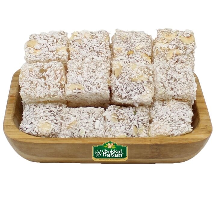 Bakkal Hasan Gaziantep Hindistan Cevizli Fındıklı Kare Lokum