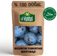 Bakkal Hasan Gaziantep Bıldırcın Yumurtası Mavi Draje