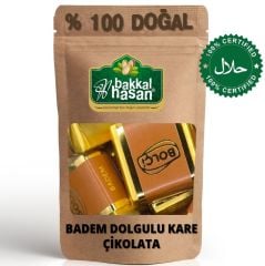 Bakkal Hasan Gaziantep Badem Dolgulu Kare Çikolata More