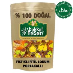 Bakkal Hasan Gaziantep Lokum Fıstıklı Fitil Portakallı