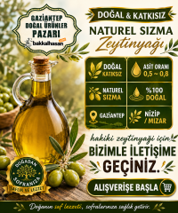 Bakkal Hasan Gaziantep Nizip Mızar Sızma Natürel Zeytinyağı