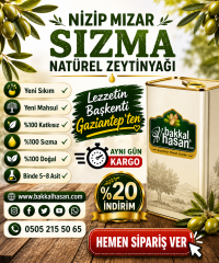 Nizip Natürel Sızma Zeytinyağı 1 kg - (Daha Çok Al, Daha Az Öde)