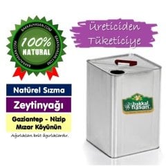 Bakkal Hasan Gaziantep Nizip Mızar Sızma Natürel Zeytinyağı 10 kg - (Çok Çok Al, Çok Az Daha Öde)