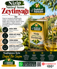 Nizip Natürel Sızma Zeytinyağı 1 kg - (Daha Çok Al, Daha Az Öde)