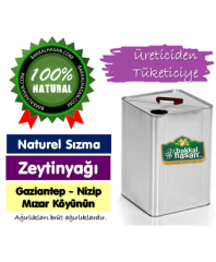 Bakkal Hasan Gaziantep Nizip Mızar Sızma Natürel Zeytinyağı 1 kg - (Daha Çok Al, Daha Az Öde)