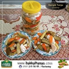 Bakkal Hasan Gaziantep Karışık Bostan Turşu (Mor Lahanalı)
