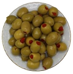 Biberli Yeşil Zeytin