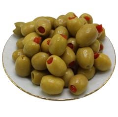 Biberli Yeşil Zeytin
