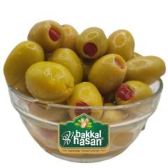 Biberli Yeşil Zeytin