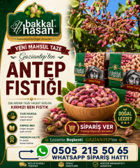 Bakkal Hasan Gaziantep Taze Antep Fıstığı Yeni Mahsul Ben Fıstık