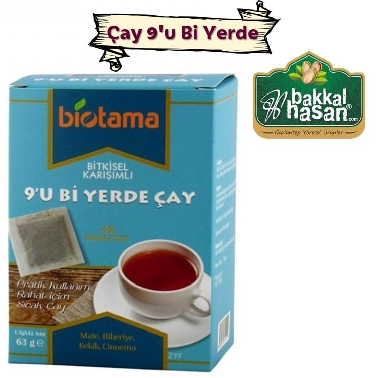 Çay 9'u Bi Yerde 42 adet 63 gr Biotama