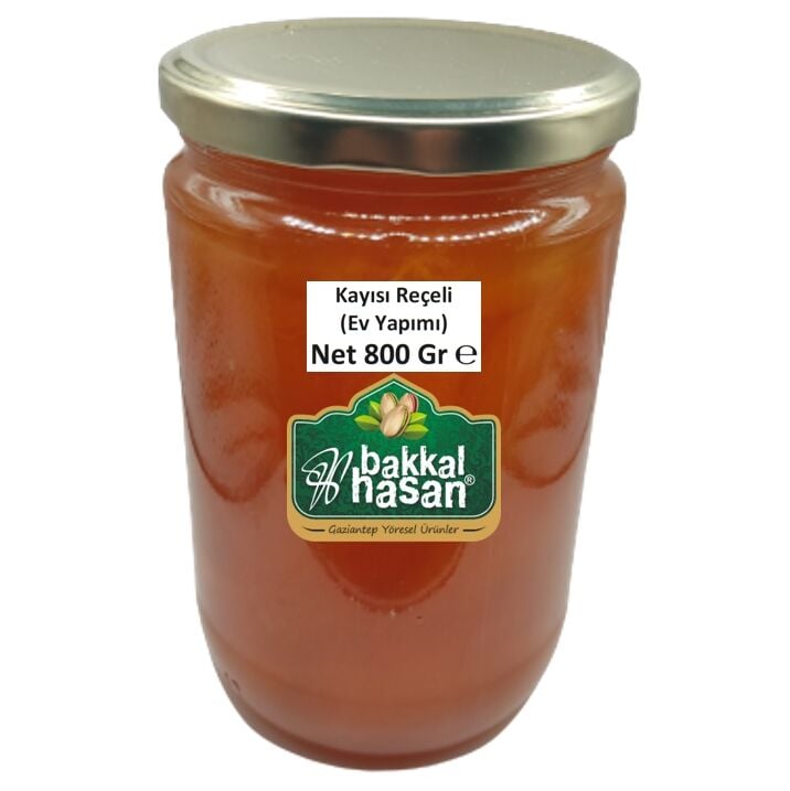 Bakkal Hasan Kayısı Reçeli 800 gr (Özel Ev Yapımı)