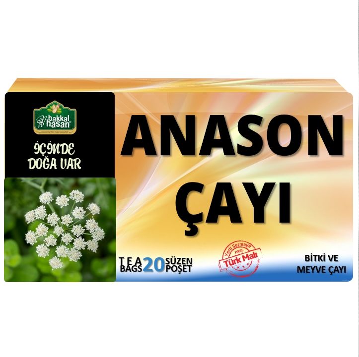 Bakkal Hasan Gaziantep Anason Çayı (20 Süzen poşet)