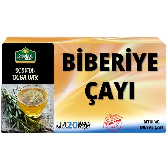 Bakkal Hasan Biberiye Çayı (20 Süzen Poşet)