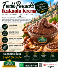 Fındık Parçacıklı Kakaolu Krema