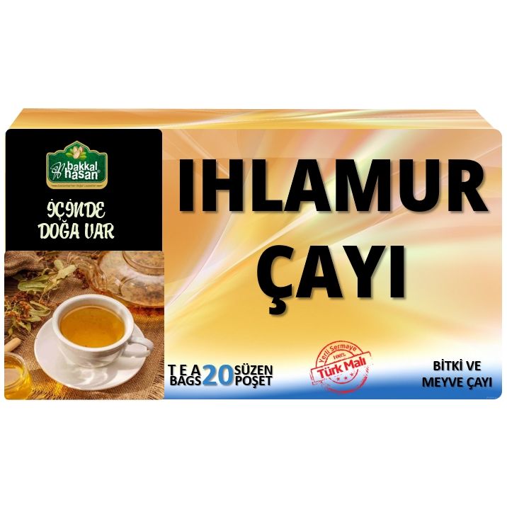 Bakkal Hasan Ihlamur Çayı (20 Süzen Poşet)