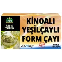 Bakkal Hasan Kinoalı Yeşilçaylı Form Çayı (20 Süzen Poşet)
