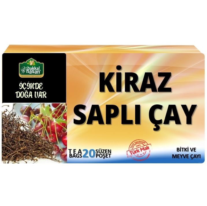 Bakkal Hasan Kiraz Saplı Çay (20 Süzen Poşet)