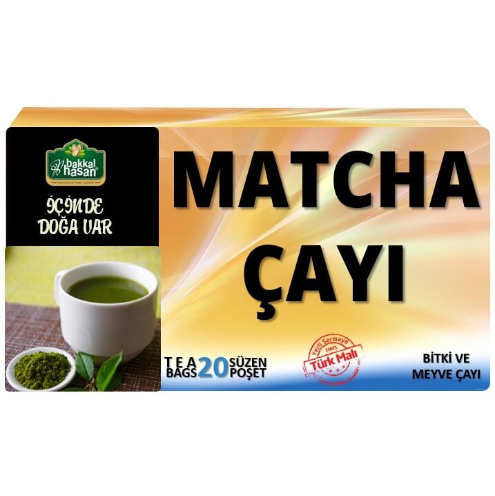 Bakkal Hasan Matcha Çayı (20 Süzen Poşet)