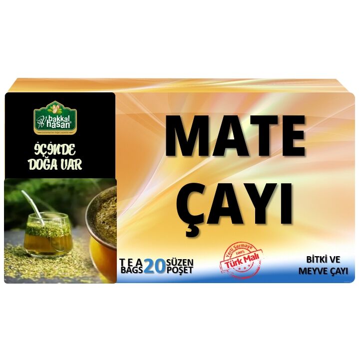 Bakkal Hasan Mate Çayı (20 Süzen Poşet)