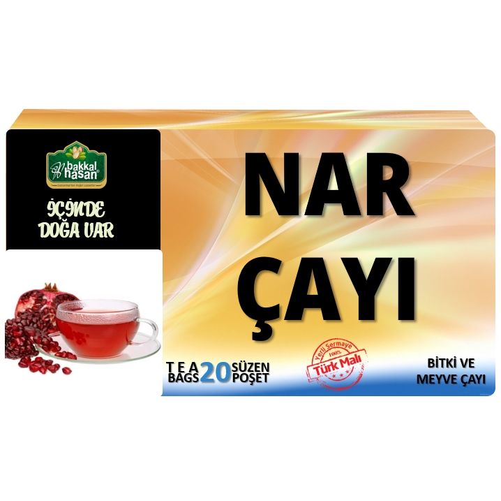 Bakkal Hasan Gaziantep Nar Çayı (20 Süzen Poşet)