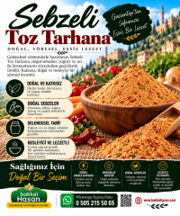 Sebzeli Toz Tarhana