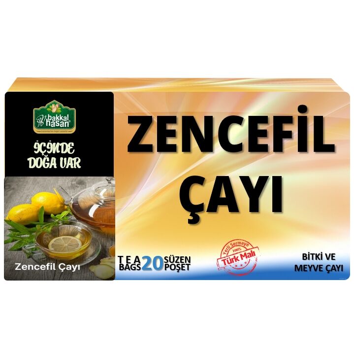 Bakkal Hasan Zencefil Çayı (20 Süzen Poşet)