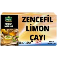Bakkal Hasan Gaziantep Zencefil Limon Çayı (20 Süzen Poşet)
