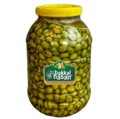 Bakkal Hasan Gaziantep Yeşil Zeytin Çekirdeksiz Tatlandırılmış Taş Kırma