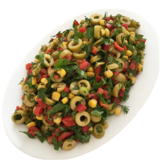 Çekirdeksiz Yeşil Zeytin Taş Kırma Tatlandırılmış