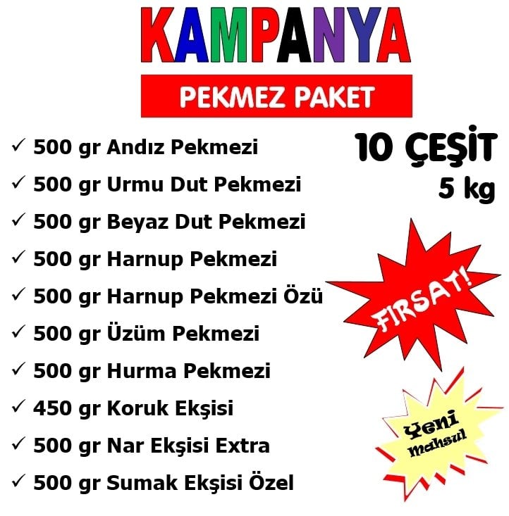 Pekmez Paket (10 çeşit)