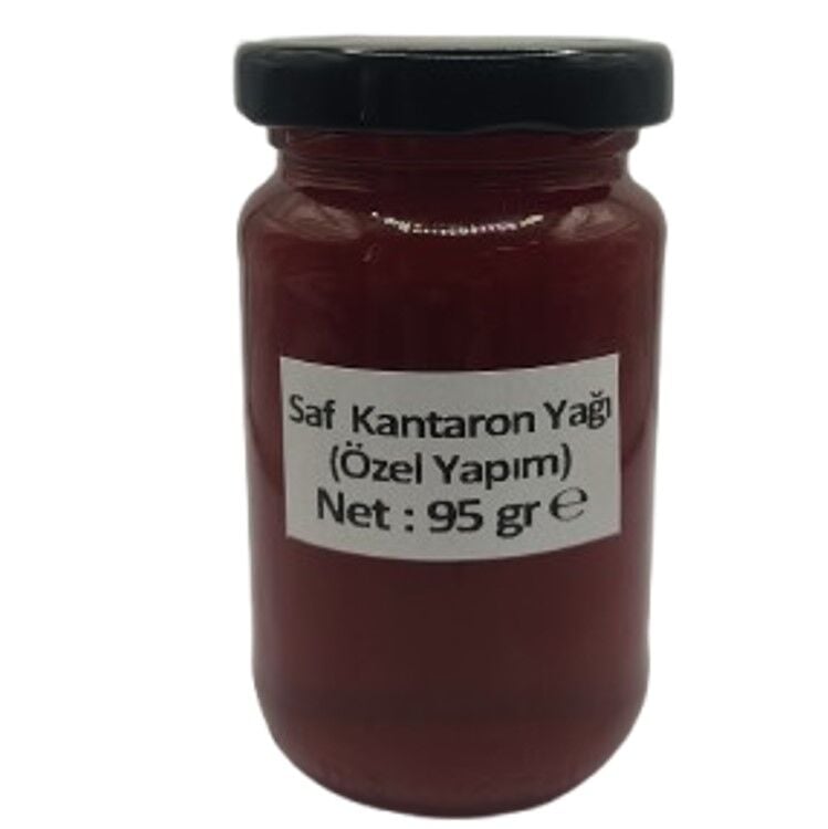 Bakkal Hasan Gaziantep Saf Doğal Kantaron Yağı Cam Kavanoz (Özel Yapım) Net 95 gr