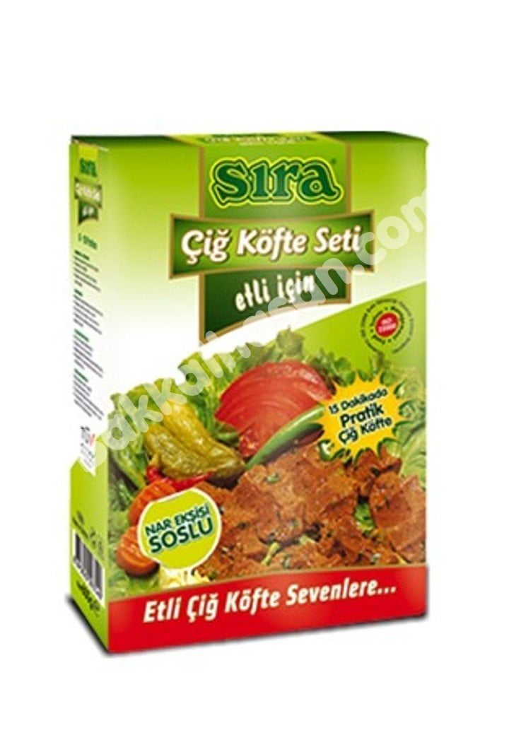 Çiğ Köfte Seti Etli Sıla Şekeroğlu