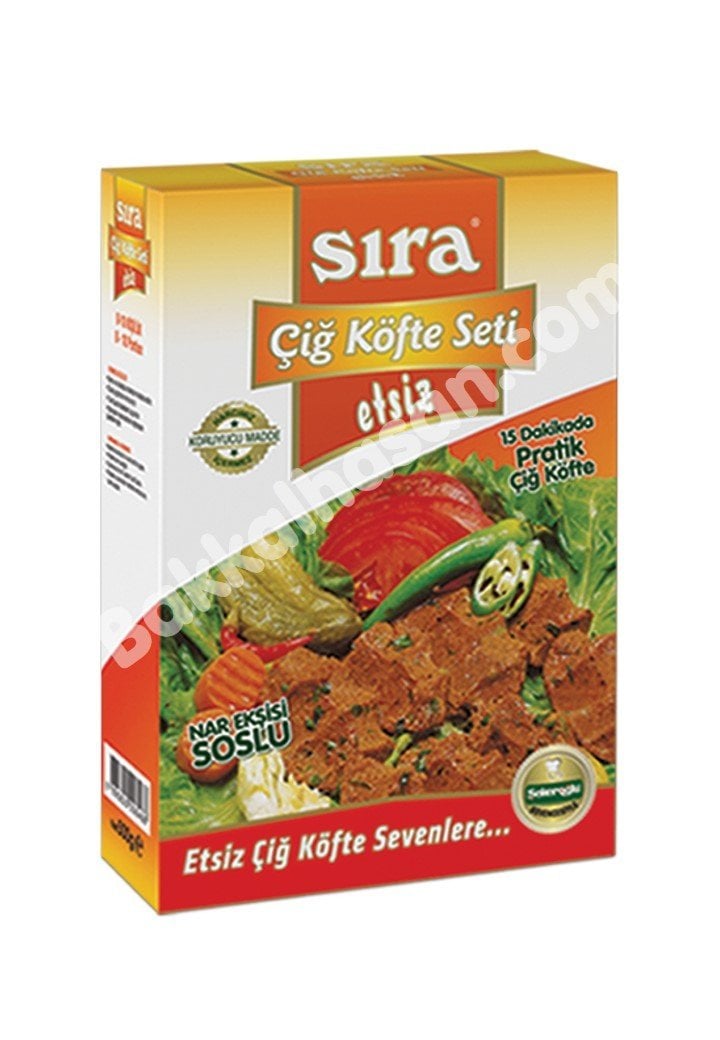 Çiğ Köfte Seti Etsiz Sıla Şekeroğlu