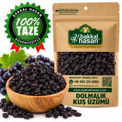 Bakkal Hasan Gaziantep Üzüm Siyah Çekirdeksiz (Dolmalık Kuş Üzümü)