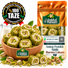 Antep Fıstıklı Sütlü Burma Lokum