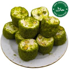 Antep Fıstıklı Sütlü Burma Lokum