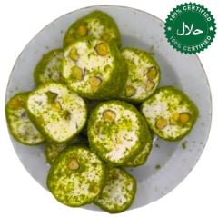 Antep Fıstıklı Sütlü Burma Lokum