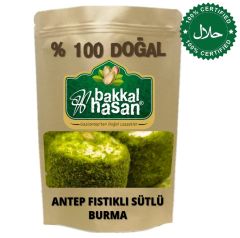 Bakkal Hasan Gaziantep Fıstıklı Sütlü Burma Lokum