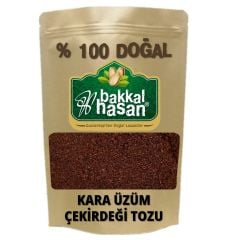 Bakkal Hasan Gaziantep Kara Üzüm Çekirdeği Tozu
